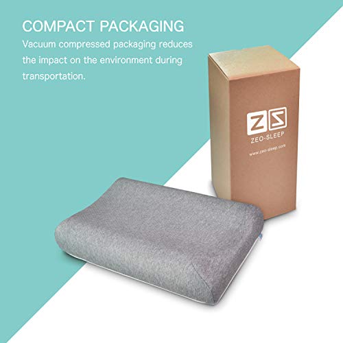 Zeo-Sleep Dual-Side All Positions Memory Foam Pillow